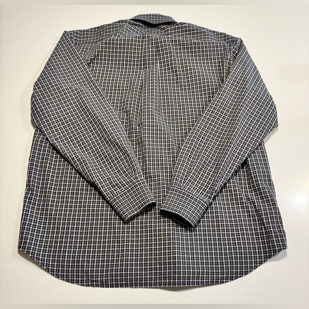 Southern Point Co The Hadley Shirt Mens Medium Long Sleeve Button Up Green Plaid - Picture 2 of 8